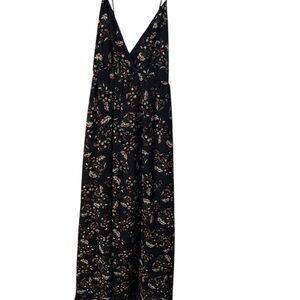 Floral Black Maxi Dress